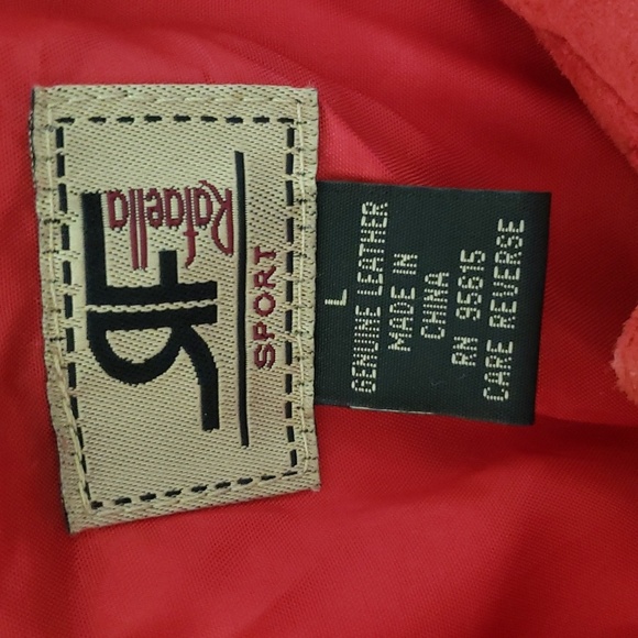 RAFAELLA SPRT Genuine Suede Trucker Jacket Western - Picture 8 of 9